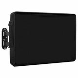 Bedliving Outdoor TV Cover to Inch Black Weatherproof Waterproof Fits to Inch TVs with Remote Control Pocket for LED LCD Flat TV