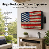 Bedliving Outdoor TV Cover for LCD LED, American Flag