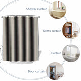 Shower Curtain for Bathroom Black Stripeds Decorative Shower Curtains Set with 12 Hooks Stripedd Bath Curtain Waterproof Fabric 72x72 inch