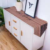 Independence day retro American flag Sharp Angle Table Runner Place Mats - LeobonZone