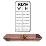 Retro American flag stars Sharp Angle Table Runner Place Mats - LeobonZone