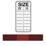 Red Retro American flag Independence Day Table Runner Place Mats - LeobonZone