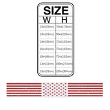 Red and white independence day retro American flag Table Runner Place Mats - LeobonZone