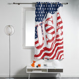 USA flag Independence Day Blackout Curtain - LeobonZone