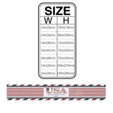 Red USA flag Independence Day Table Runner Place Mats - LeobonZone