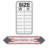 Independence Day Date Sharp Angle Table Runner Place Mats - LeobonZone