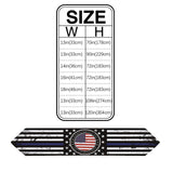 Black Retro Independence Day Flag Sharp Angle Table Runner Place Mats - LeobonZone