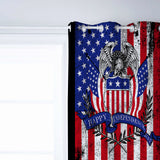 The white eagle logo of the retro America Blackout Curtain - LeobonZone