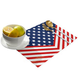 Creative flag of Independence Day Personalized Table Placemats - LeobonZone