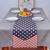 Creative flag of Independence Day Table Runner Place Mats - LeobonZone