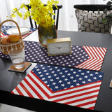 Creative flag of Independence Day Table Flag And Table Mat Suit - LeobonZone