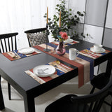 American Independence Day punk style Table Flag And Table Mat Suit - LeobonZone