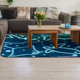 Summer ocean biological Sponge Rillet Rubber Rugs - LeobonZone