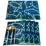 Summer ocean biological Personalized Table Placemats - LeobonZone