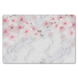 Pink Marble peach blossom Leather Doormat - LeobonZone