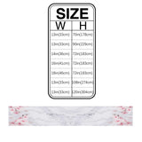 Pink Marble peach blossom Table Runner Place Mats - LeobonZone