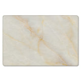 Beige Marble Texture Leather Doormat - LeobonZone