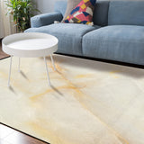 Beige Marble Texture Sponge Rillet Rubber Rugs - LeobonZone