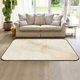 Beige Marble Texture Sponge Rillet Rubber Rugs