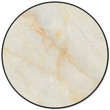 Beige Marble Texture Circular Felt Rugs - LeobonZone