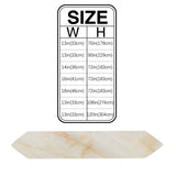 Beige Marble Texture Table Runner Place Mats Sharp Angle - LeobonZone