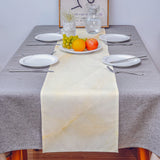 Beige Marble Texture Table Runner Place Mats - LeobonZone