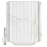 Simplicity Gray Marble texture Waterproof Durable Shower Curtain - LeobonZone