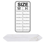 Simplicity Gray Marble texture Table Runner Place Mats Sharp Angle - LeobonZone