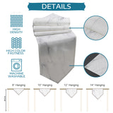 Gray Marble Texture Table Runner Place Mats Sharp Angle - LeobonZone