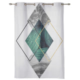 Gray Marble texture of tropical plants and water window curtains - LeobonZone