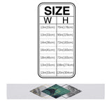 Gray Marble texture of tropical plants and water Table Runner Place Mats - LeobonZone