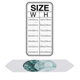 Simplicity Marbling texture of tropical plants Table Runner Place Mats Sharp Angle - LeobonZone