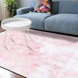 Pink Marble Texture Sponge Rillet Rubber Rugs - LeobonZone