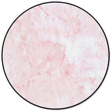 Pink Marble Texture Circular Felt Rugs - LeobonZone