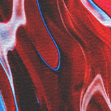 Red Oil painting marble texture Leather Doormat - LeobonZone