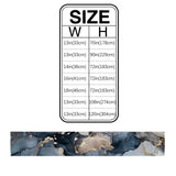 Grey Marble texture Golden line Table Runner Place Mats - LeobonZone
