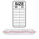 Pink Cherry marble texture Table Runner Place Mats Sharp Angle - LeobonZone