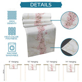 Pink Cherry marble texture Table Runner Place Mats - LeobonZone