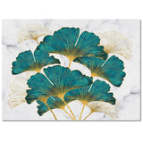 Ginkgo leaf marble texture Right Angle Felt Rugs - LeobonZone