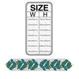 Ginkgo leaf marble texture Table Runner Place Mats Sharp Angle - LeobonZone