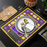 Lemon fruit summer purple Personalized Table Placemats - LeobonZone