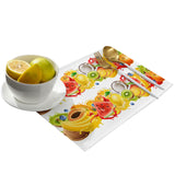 Tropical fruits in summer Personalized Table Placemats
