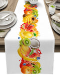 Tropical fruits in summer Table Runner Place Mats