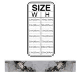Black Watercolor Gradient Marble Texture Table Runner Place Mats - LeobonZone