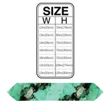 Green Marble Texture in Phnom Penh Table Runner Place Mats Sharp Angle - LeobonZone