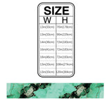 Green Marble Texture in Phnom Penh Table Runner Place Mats - LeobonZone