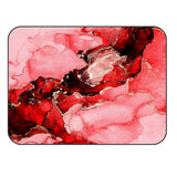 Red Marble Texture in Phnom Penh Sponge Rillet Rubber Rugs - LeobonZone
