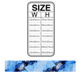 Blue Marble Texture in Phnom Penh Table Runner Place Mats - LeobonZone