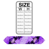 Purple Marble Texture in Phnom Penh Table Runner Place Mats Sharp Angle - LeobonZone