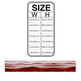 Red Watercolor Gradient Marble Texture Table Runner Place Mats - LeobonZone